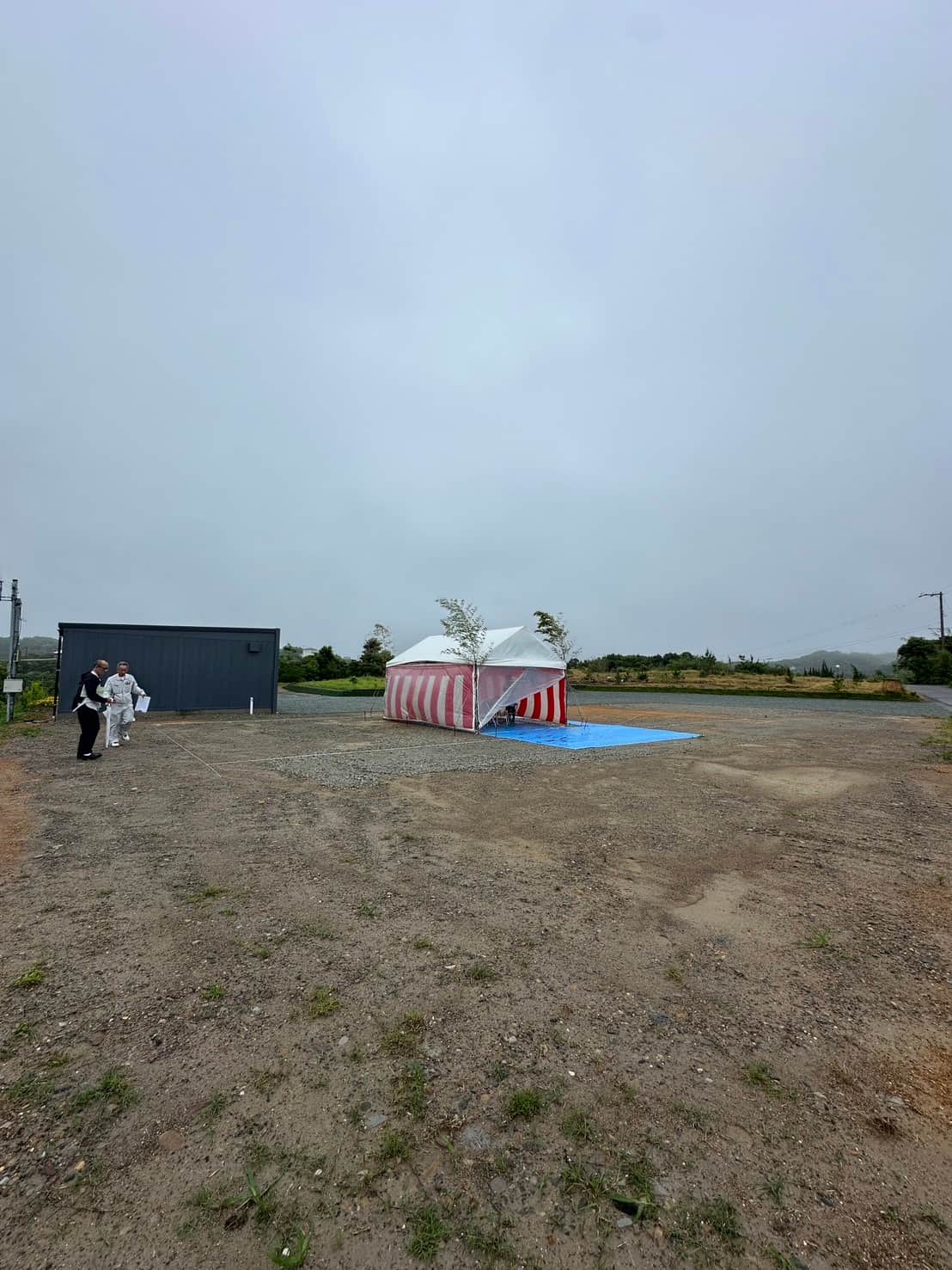 仮称　白浜の平屋　地鎮祭