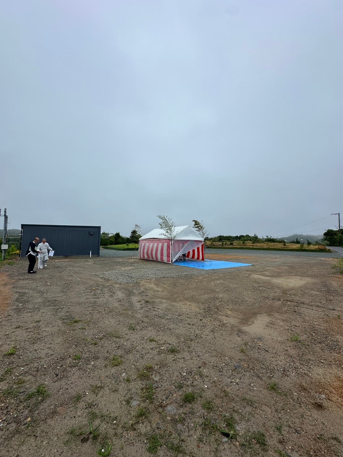 仮称　白浜の平屋　地鎮祭