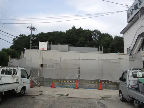 モルタル工事完了