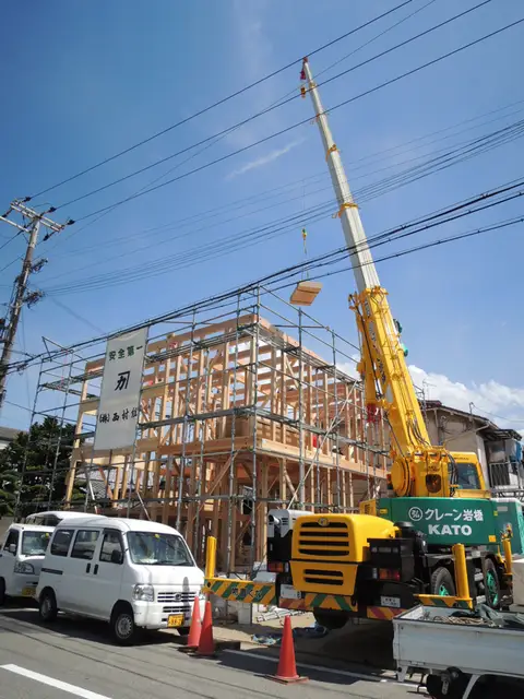 和歌山の家/上棟式