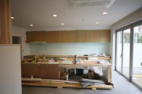 和歌山の家/最終仕上げ工事　オープンハウス案内