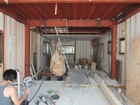 豊里のリノベーション　解体工事