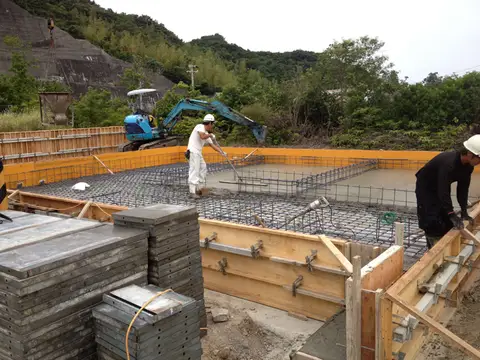 新庄のスキップハウス　基礎配筋検査