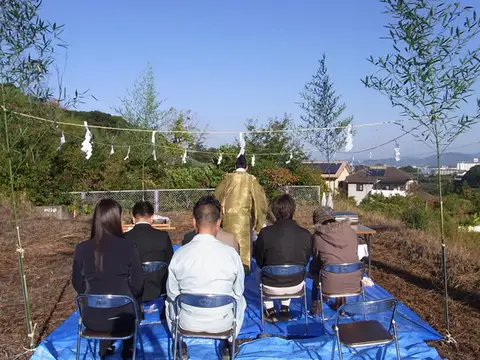 新庄の家の地鎮祭