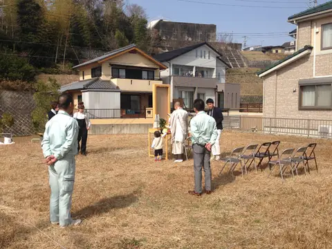 南が丘のコートハウス　〜地鎮祭〜