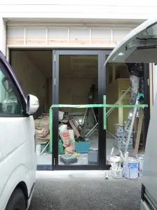 今里アートギャラリー工事　途中経過