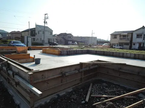 秋津のオフィスプロジェクト -基礎打設-