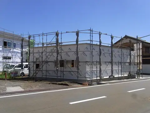 朝来の平屋（仮）現場打合せ