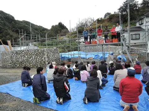 餅まき！！！
