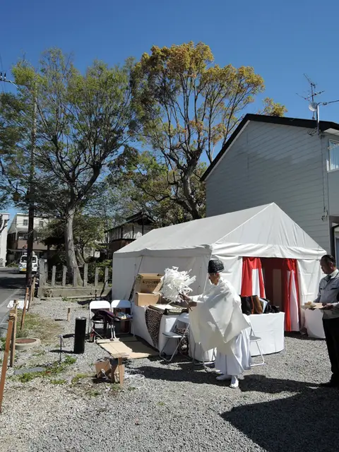 高槻のオフィス　-地鎮祭-