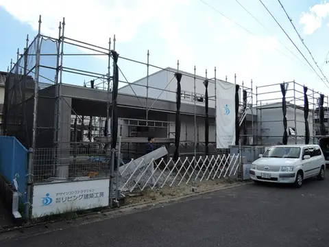 新宮佐野の平屋　-外壁サイディング工事-