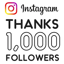 フォロワー1000人