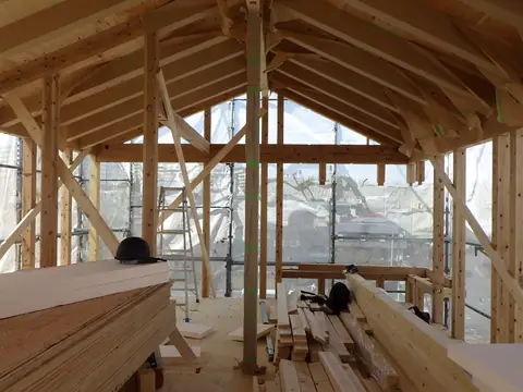 吹田の家　建方
