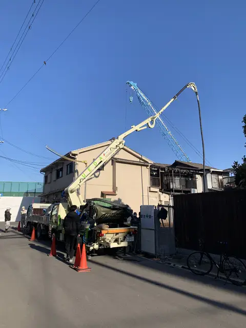 海老江の家　-配筋工事とコンクリート打設工事-